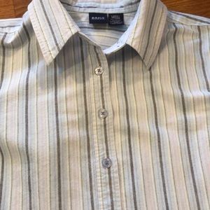 Basic Edition Button Up Striped Shirt